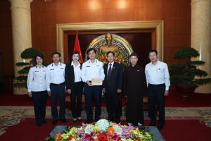 Vietnamese Buddhists in France give support to Vietnam Coast Guard